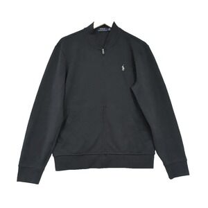 Polo‎ Ralph Lauren Full Zip Jacket Mens M Black Preppy Smart Casual Athleisure